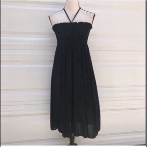 Black smock dress